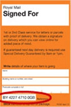 royal mail tracking recorded-signed-for