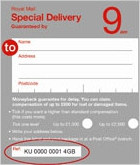 royal mail tracking sd9am