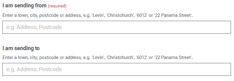 New Zealand Post Postage Rates